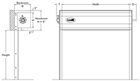 Model 6241 dimensions